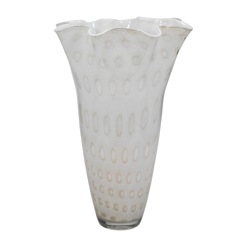 20 Meira Ivory Bouquet Glass Vase