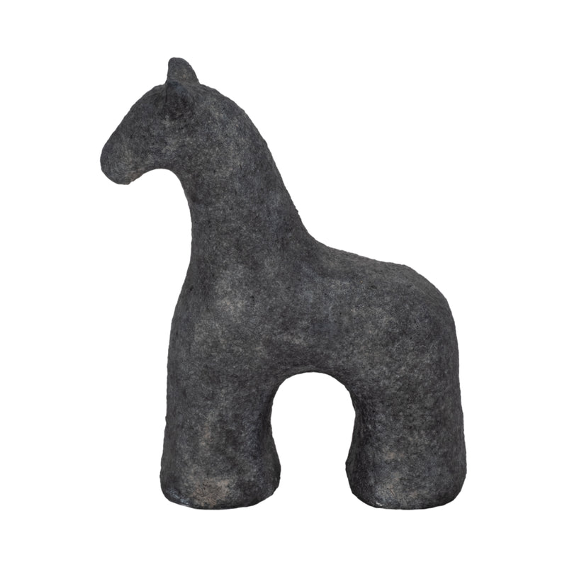 6 Textured Horse, Black