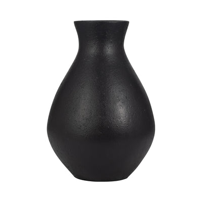 TERRACOTTA, 19 ORGANIC VASE, BLACK