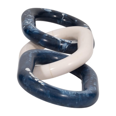 21 Desta Blue Resin Link Chain