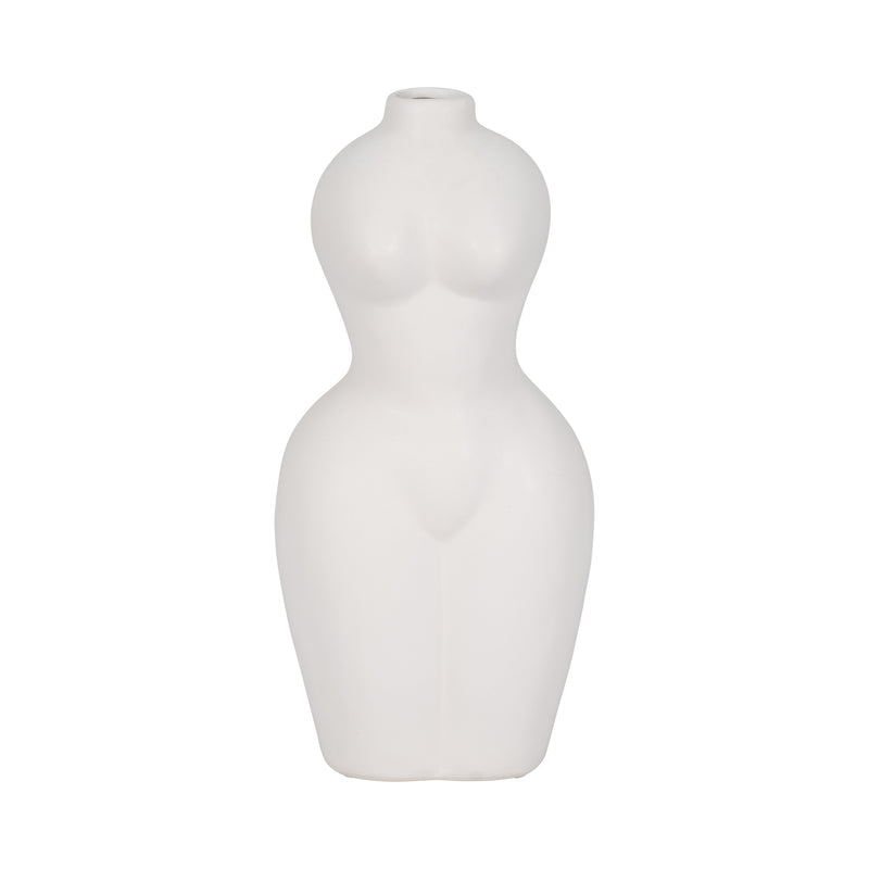 DOL, 12H TORSO VASE, WHITE