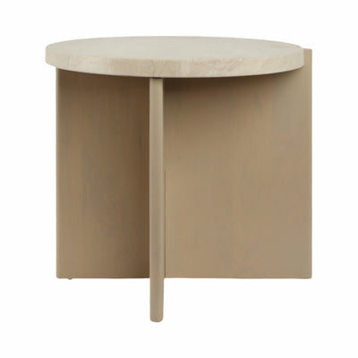 20 Connley Large Marble And Wood Accent Table