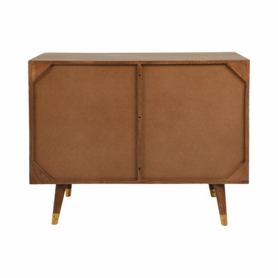 39 Amelia Wood Chest, Brown