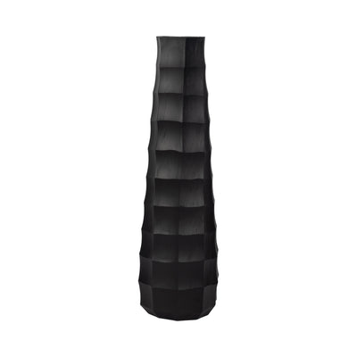 23 Terini Medium  Metal Vase, Black