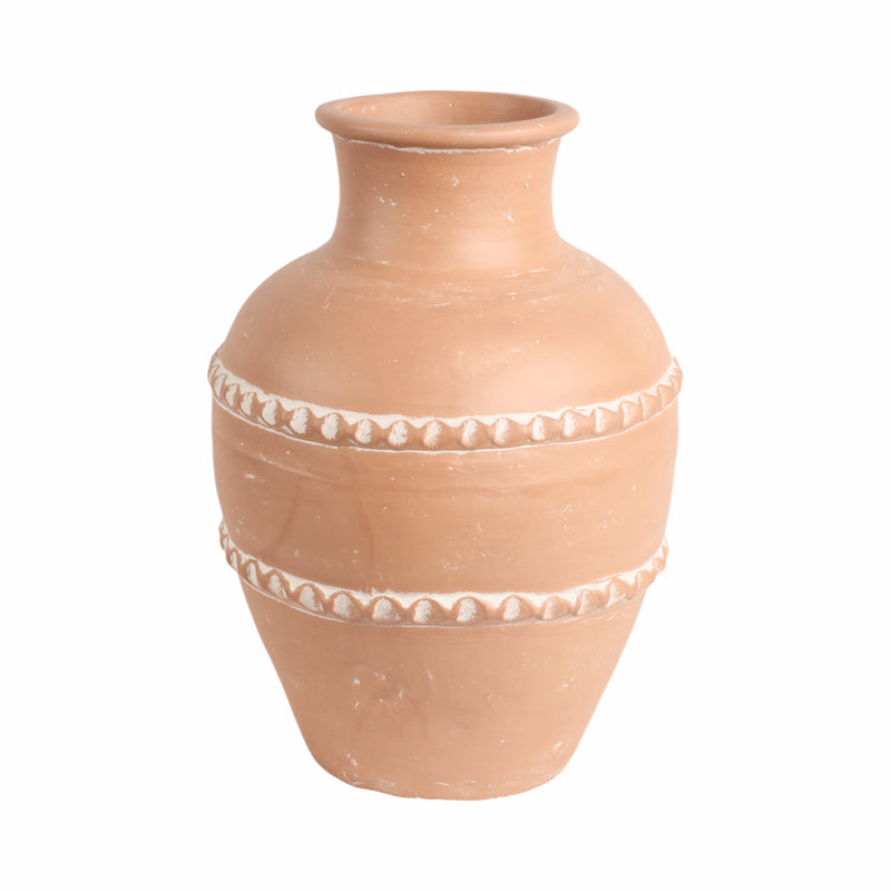 16 Traditional Terracotta Vase, Terracotta