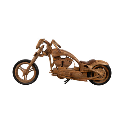 96WOODEN CHOPPER BIKE, NATURAL