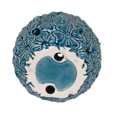 1o Flower Cut-out Garden Orb, Blue