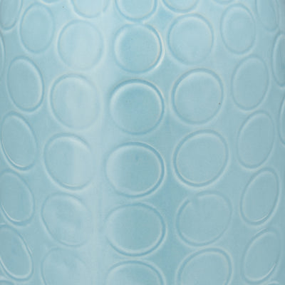 CER, 16 CIRCLES VASE, AQUA HAZE