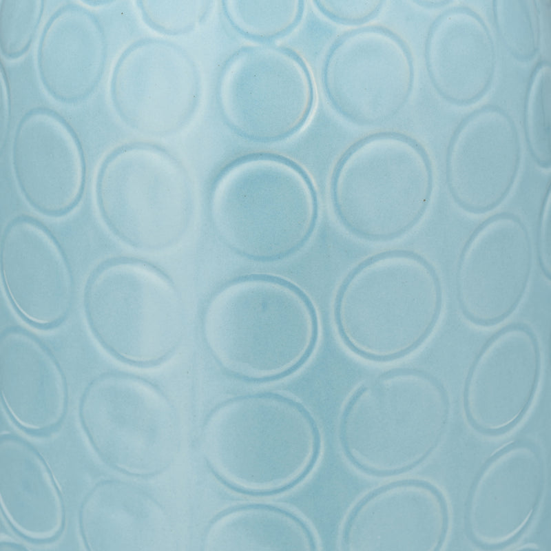 CER, 16 CIRCLES VASE, AQUA HAZE