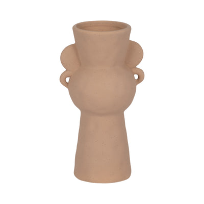 8 Rough Totem Bud Vase, Tan