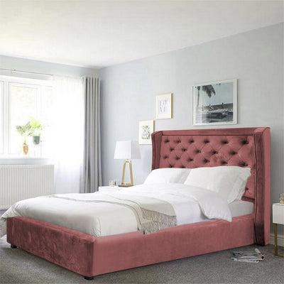 In House | Lychee Bed Frame Velvet - 200x160 cm