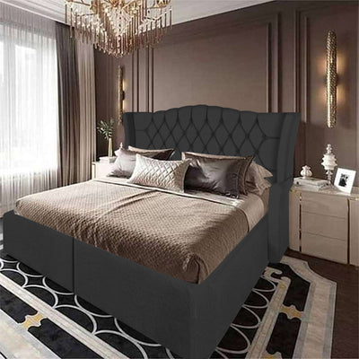 In House | Taj Mahal Bed Frame Linen - 200x200 cm