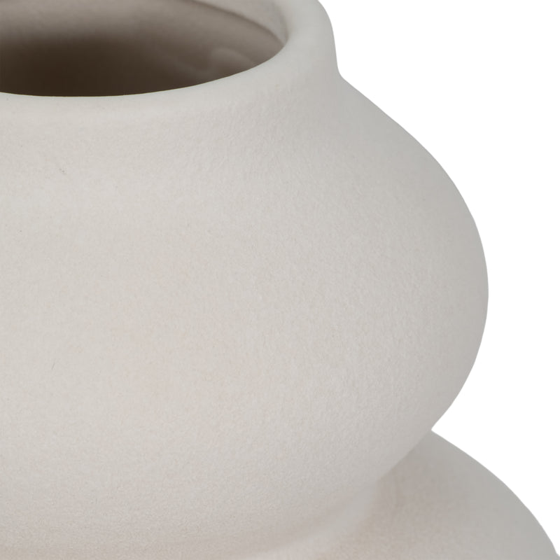 12 Hidaka Large Vase, Ivory