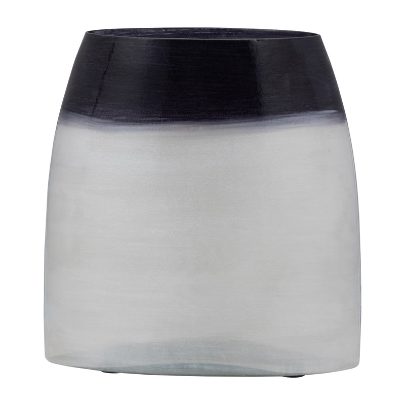 GLASS, 11 OMBRE VASE, BLUE