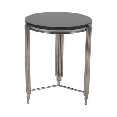 23 Aldine Stainless Steel Accent Table