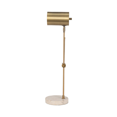 20 Zonda Travertine Table Lamp, Gold