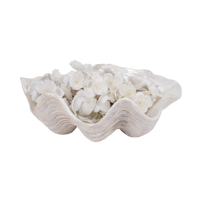 13 Pearlized Shell Bowl, Ivory