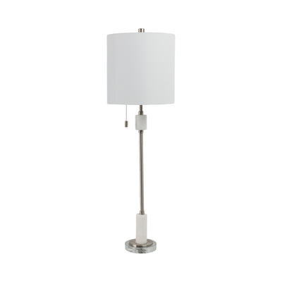 37 Bari Silver Marble Lamp