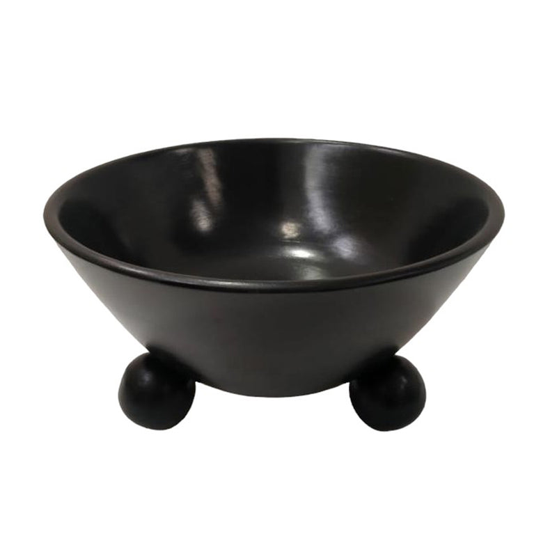 12 Bowl With Ball Feet, Black