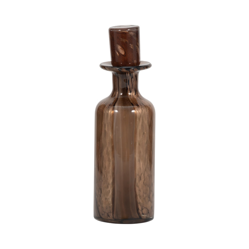 14 Hilary Large Brown Glass Bottle