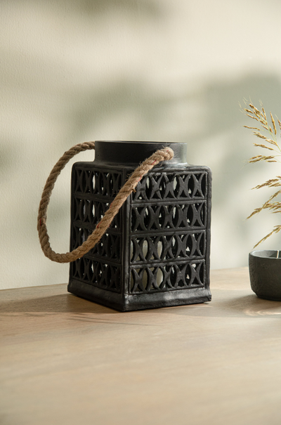 Jharoka Lantern- Black