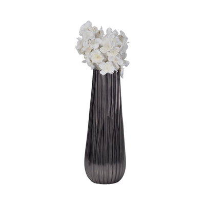 Metal 15 Jesson Small Graphite Vase