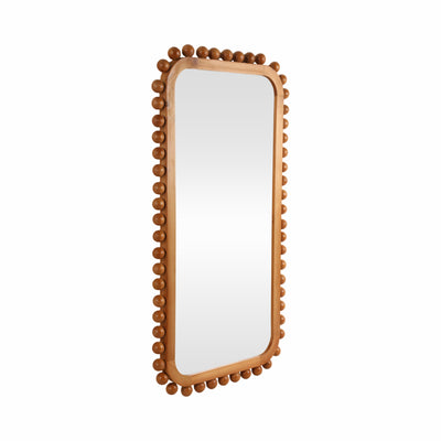 23x45 Knobby Rectangular Mirror, Natural