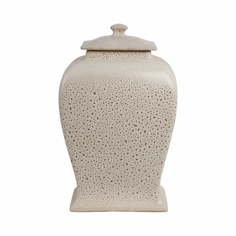 20 Townsend Large Lidded Jar, Beige