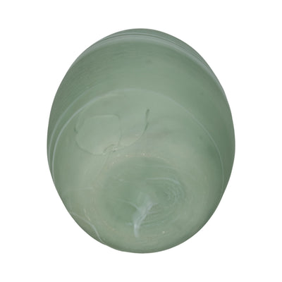 16 Garbo Large Green Glass Vase