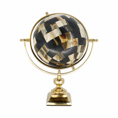 14h Globe, Brown/gold