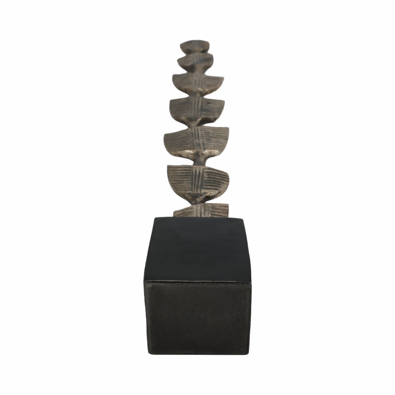 29 Hensly Small Metal Statuary, Black