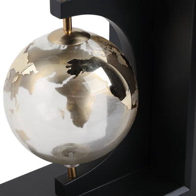 S/2 14 Bardot Glass Globe Bookends