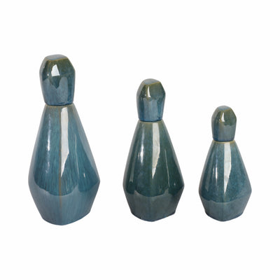 S/3 9/11/13 Corvallis Ceramic Bottles