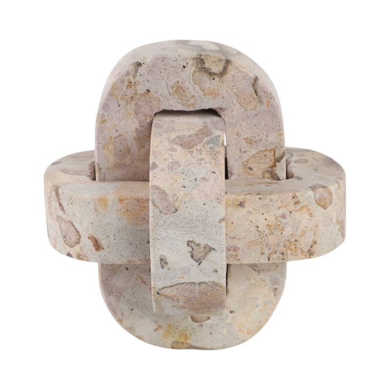 5 Pompano Small Beige Marble Knot