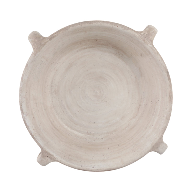 18 Bowl With Handles, Antique White