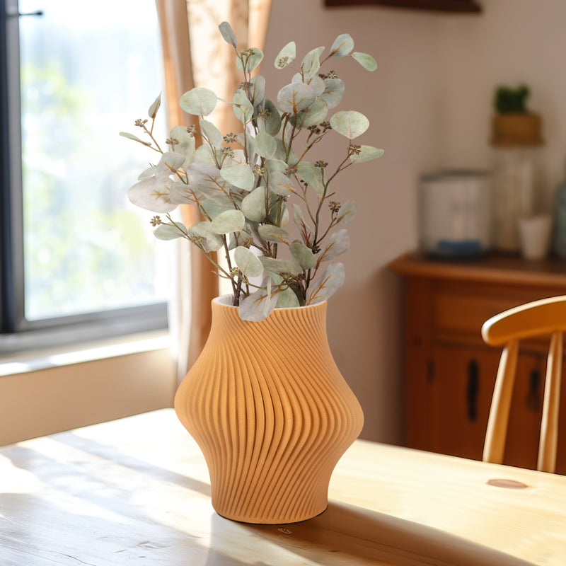 11 SEYMOUR 3D PRINTED VASE, APPLE CINNAMON