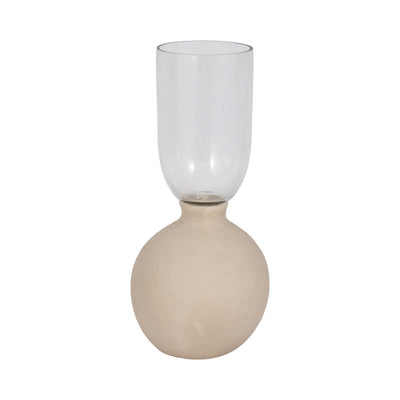 Ecomix/glass, 13 Vase, Ivory