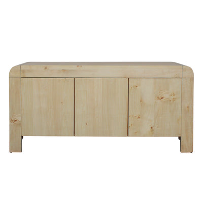 60 Burl Wood Sideboard, Natural