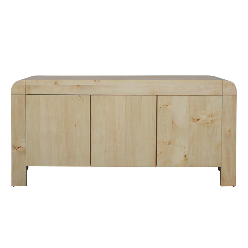 60 Burl Wood Sideboard, Natural