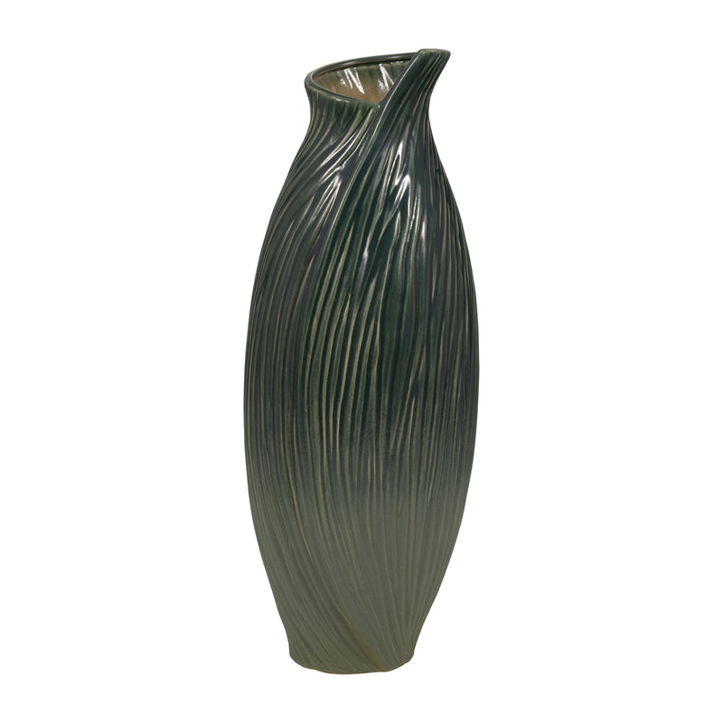 Rubpert Small Green Floor Vase