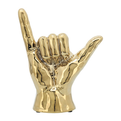 7H, HANG LOOSE HAND, GOLD