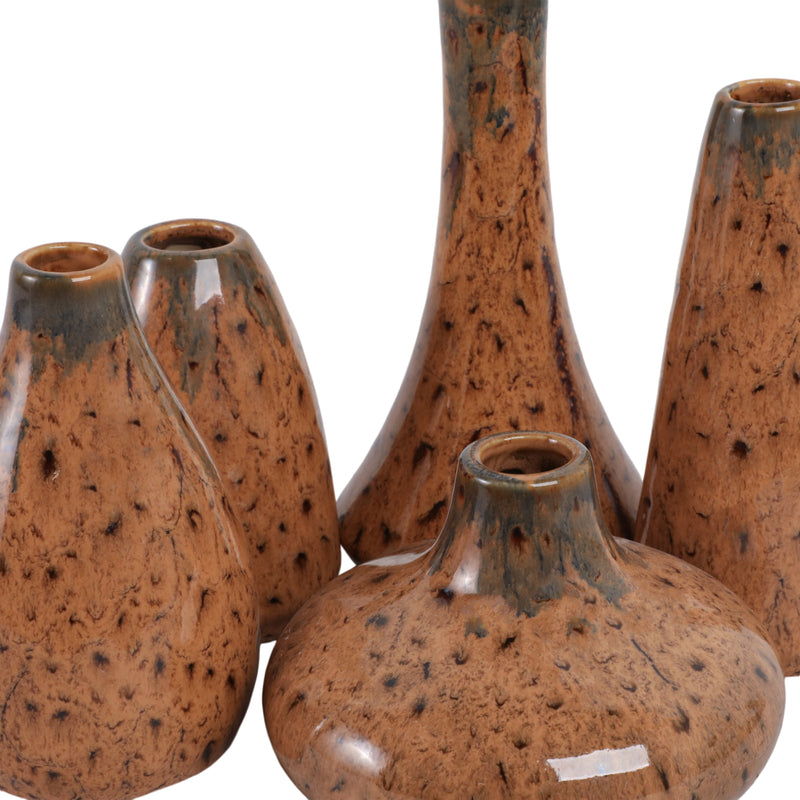 S/5 4/5/6/7/8 Gresham Ceramic Vases