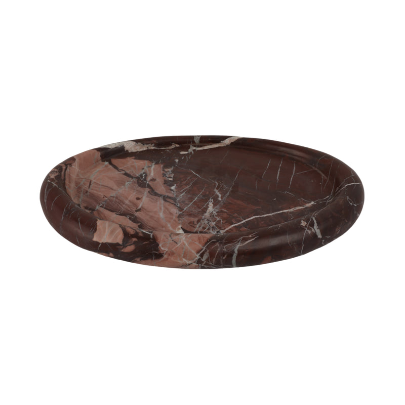 17 Kramer Red Marble Tray