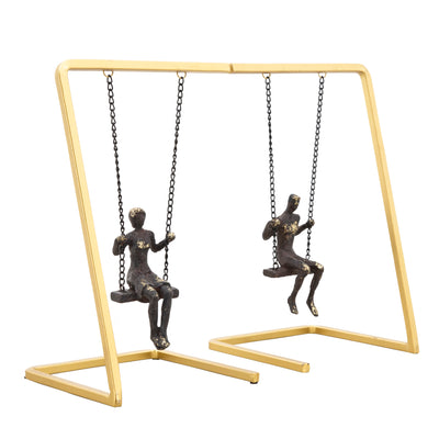 SWINGING PEOPLE BOOKENDS S/2