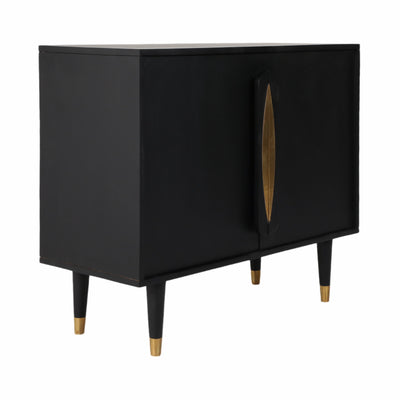 36 Norte Black Wood Chest