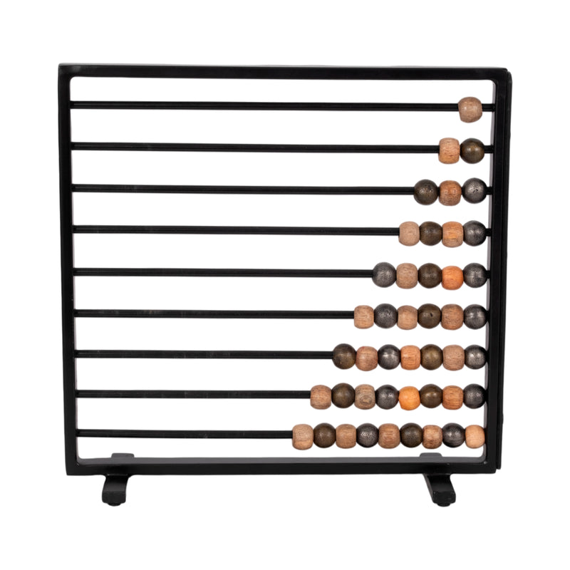 15 Decorative Abacus, Black Multi