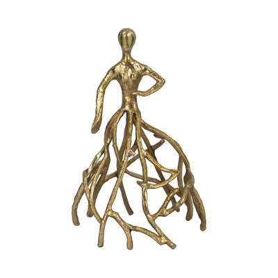 Metal, 14 Dancing Lady, Gold