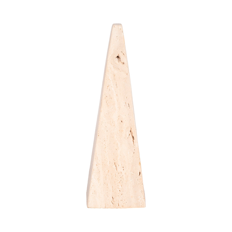 12 Travertine Obelisk, Tan