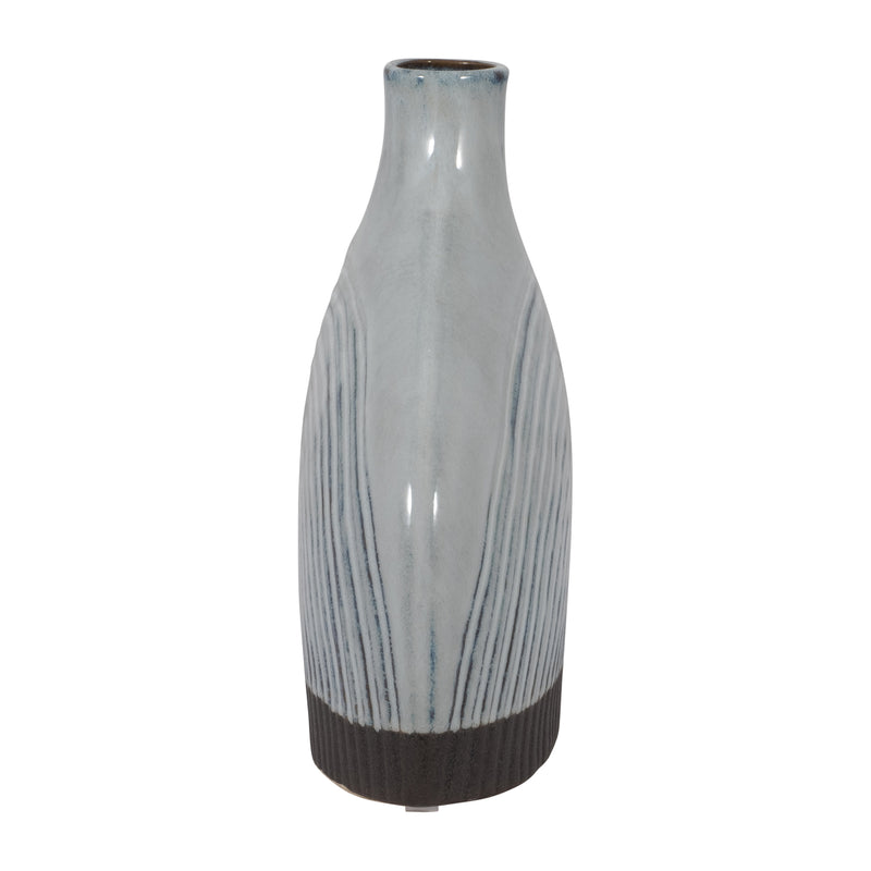 CER, 8 HALF DOME ARCH VASE, BLUE