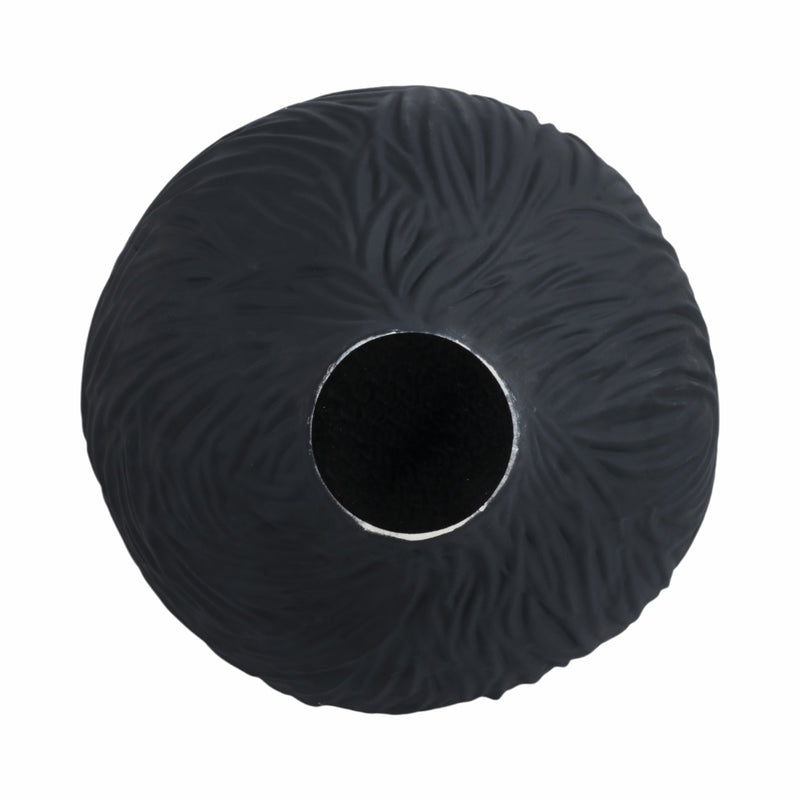 16trevino Large 3d Printed Porcelain Vase, Blk